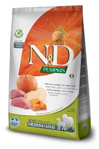 N&D Pumpkin Dog Medium/Large Adult Boar/Apple Grain-free - 2,5kg