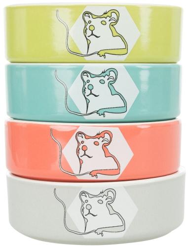 Trixie Ceramiczna Miska Dla Chomików Hello Comic - 90ml/8cm