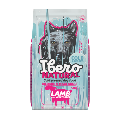 Ibero Cold Press Dog Medium & Maxi Adult Lamb - 12kg 