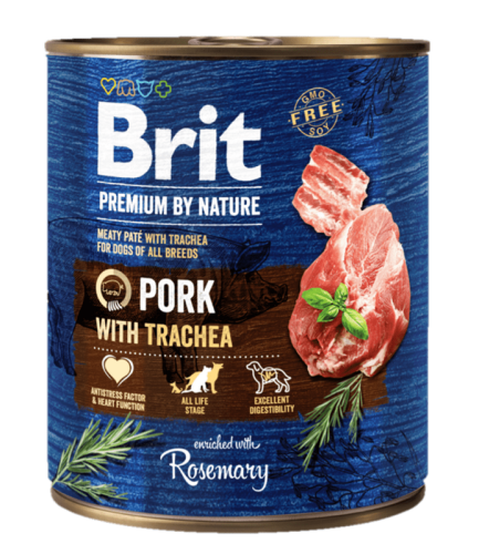 Brit Premium by Nature Wieprzowina z Tchawicą - 800g
