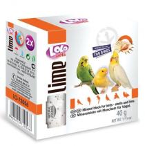 LoLo Pets Kamień mineralny limonkowy z muszlami - 40 g