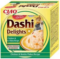 Ciao Dashi Delights Rosół 70g - Płatki Kurczaka i Makreli