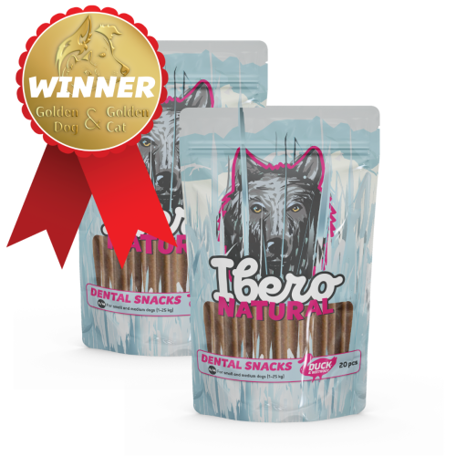 Ibero Dental Snacks Kaczką/Buraki - 2x S/M (20szt.)