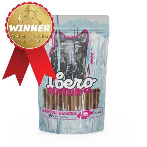 Ibero Dental Snacks Rybą/Pasternak 460g - L (10 szt.)