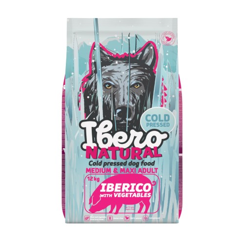 Ibero Cold Press Dog Medium & Maxi Adult Iberico - 12kg