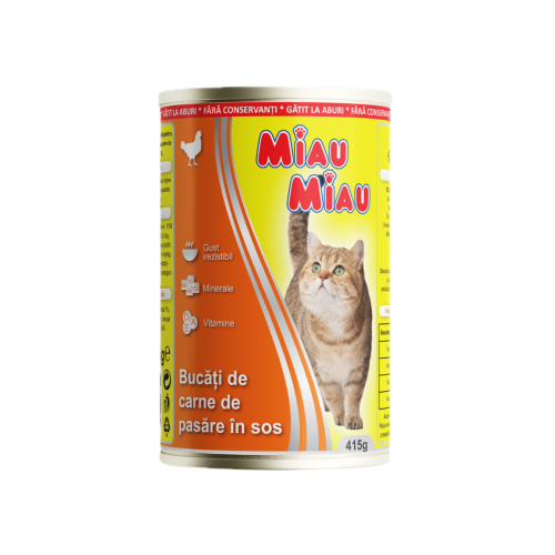 Meow Meow stęż. Dorosły Kurczak - 415g