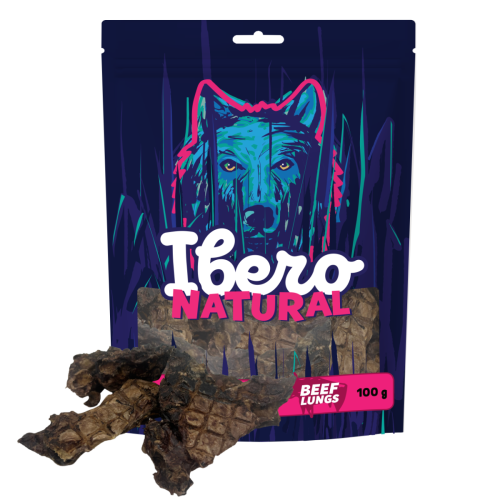 Ibero Naturalna przekąska suszone płuca wołowe - 100g