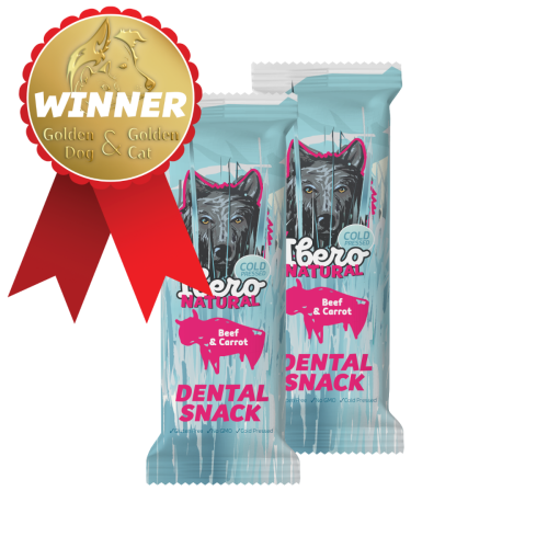 Ibero Dental Snacks wołowiną i marchewką - 2x S/M (3 szt.)