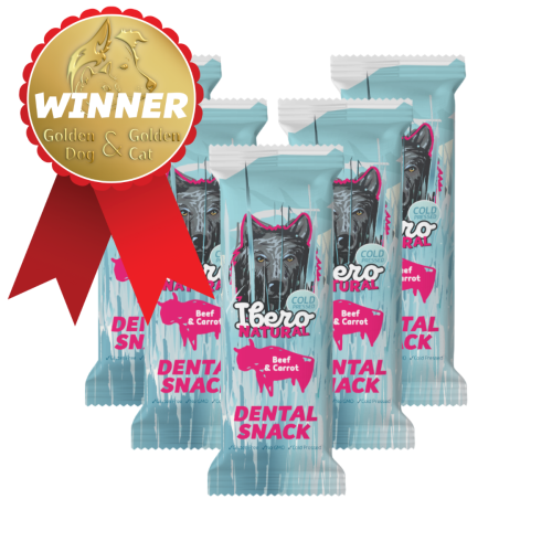 Ibero Dental Snacks Wołowina/Marchewka - 5x S/M (3 szt.)