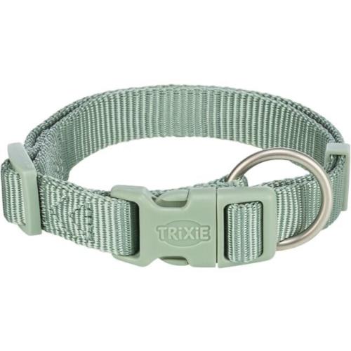 Kołnierz Trixie Premium Nylon Sage - S/M (1,5 cm/30 do 45 cm)