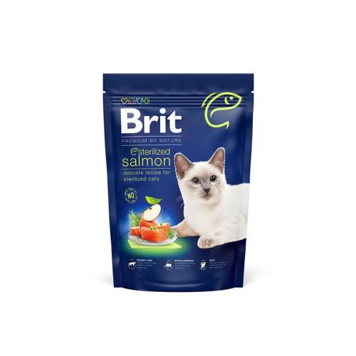 Brit Premium by Nature Cat Sterylizowany Łosoś - 800g
