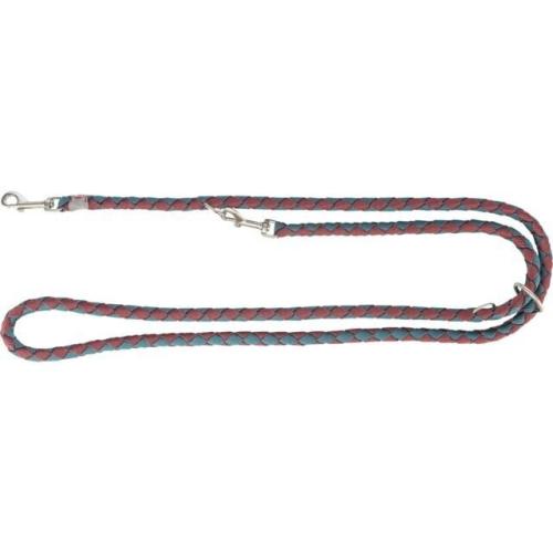 Smycz Trixie Cavo rozszerzona 1,8 cm/2 m - Sangria/Petrol