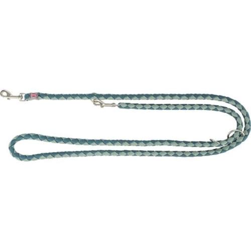 Smycz Trixie Cavo rozszerzona 1,8 cm/2 m - Petrol/Sage