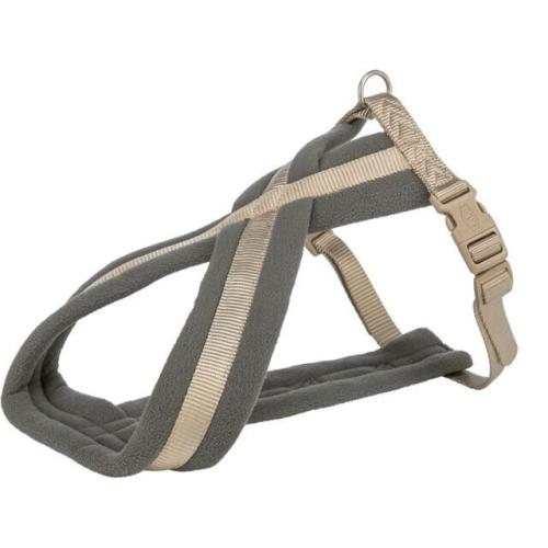 Trixie Premium Padded Harness Sand/Graphite - M