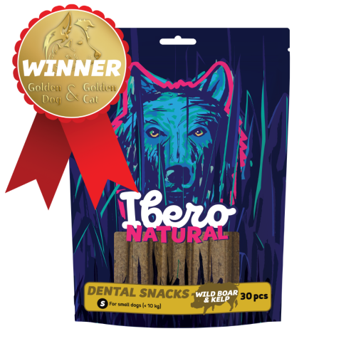 Ibero Dental Snacks Dzik/Algi 200g - S (30szt.)
