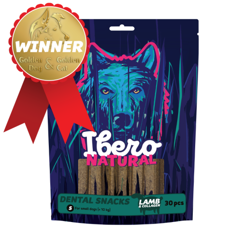 Ibero Dental Snacks Jagnięca/Kolagen 200g - S (30szt.)