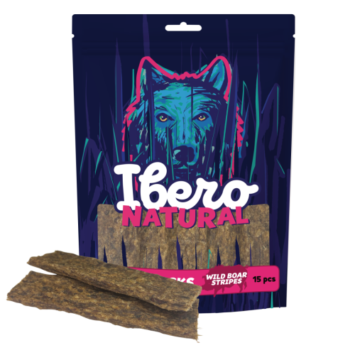 Ibero Meat Snacks Wild Boar Stripes - 15 szt.