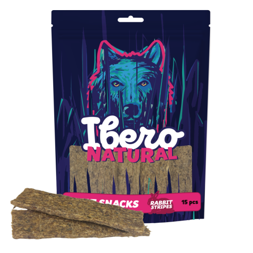 Ibero Meat Snack Rabbit Stripes - 15szt