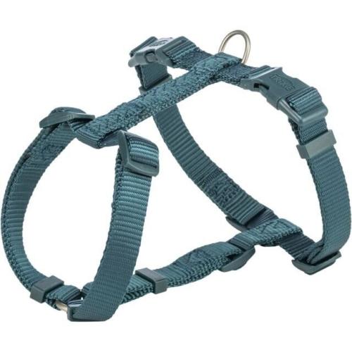 Trixie uprząż H Premium Petrol - 42 do 60 cm/15 mm