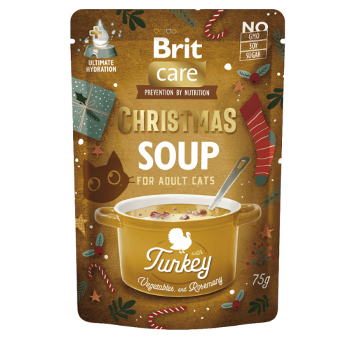 Zupa świąteczna Brit Care z indykiem, warzywami i rozmarynem - 75 g