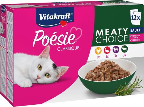 Vitakraft Poésie Meaty Choice Kapsy - 12x85g