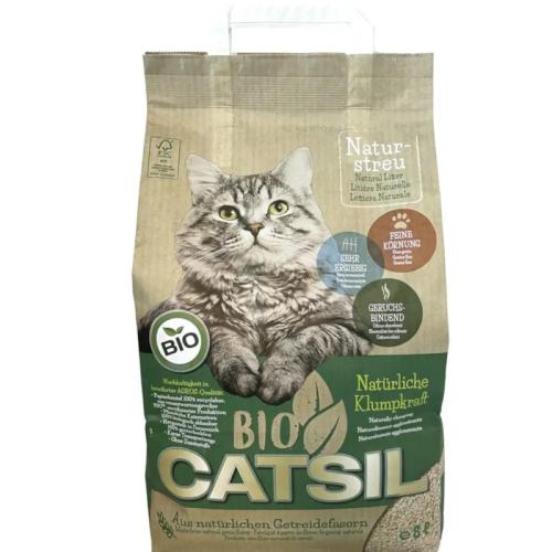 Bio Catsil Naturalny żwirek dla kotów - 4x8l/5kg