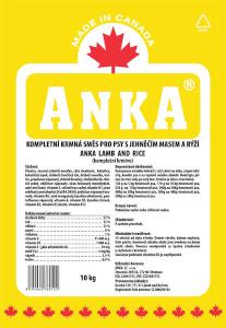 Anka Dog Lamb & Rice - 18kg