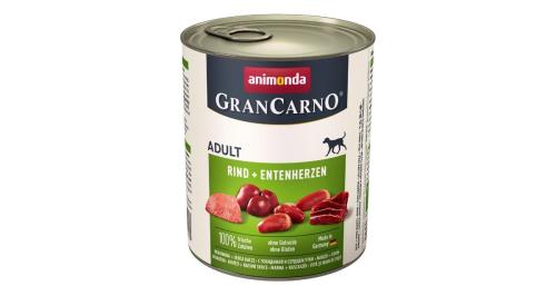 Animonda Grancarno dla psa 800g - Serce wołowe/kacze