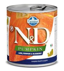 N&D Pumpkin Puppy Jagnięcina/Jagoda Bez Zbóż - 285g