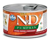 N&D Pumpkin Mini Puppy Kurczak/Granat, bez zbóż - 140g