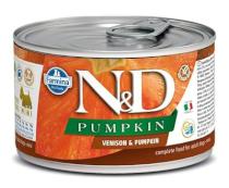 N&D Pumpkin Mini Adult Dziczyzna Bez Zbóż - 140g