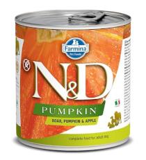 N&D Pumpkin Adult Dzik/Jabłko Bez Zbóż - 285g