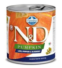 N&D Pumpkin Adult, jagnięcina/borówka, bez zbóż - 285g