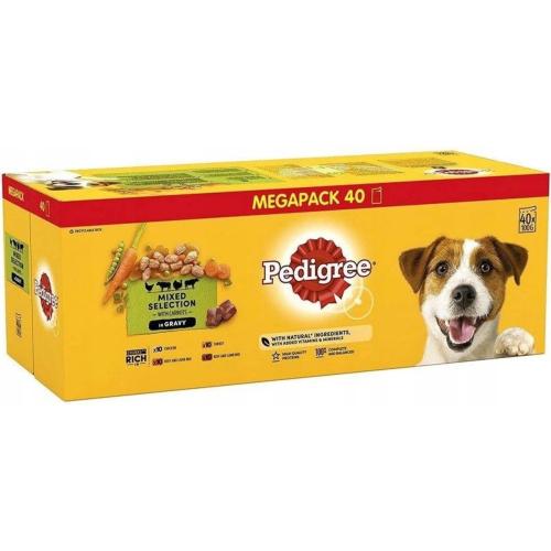 Pedigree Adult Mieszanka z warzywami w sosie - 40 szt