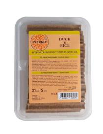 Petkult Dental Snack Hypoallergenic Duck/Rice - 12ks/L