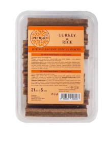 Petkult Dental Snack Hypoallergenic Turkey/Rice - 34ks/M