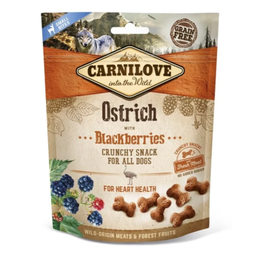 Carnilove Crunchy Snack 200g - Struś/Jeżyny