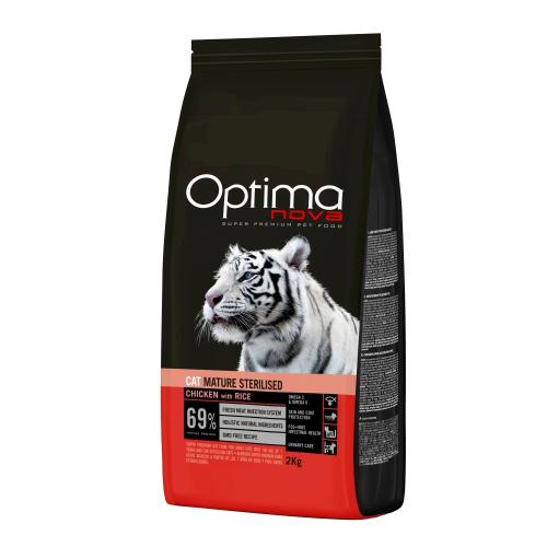 OPTIMAnova Dojrzała karma dla kotów Kurczak/Ryż - 2 kg