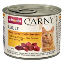 Animonda Carny Cat Wołowina/Kurczak/Kacze Serce - 200g