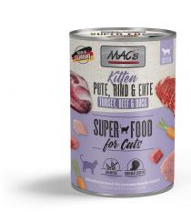 Kot Konz Maca. Kotek Indyk/Wołowina/Kaczka) – 200g