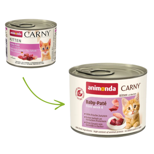 Animonda Carny Baby Pate Kurczak/Wołowina - 200g