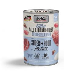 Kot Konz Maca. Kocięta Cielęcina/Serce Kurczaka - 400g