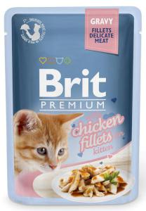 Filety Z Kurczaka Brit Premium W Sosie - 85g
