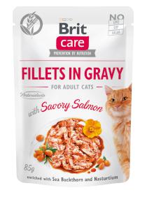 Brit Care Filety w sosie z pikantnym łososiem - 85g