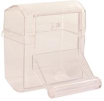 Podajnik Trixie z pokrywką, przezroczysty - 70ml/7x7cm