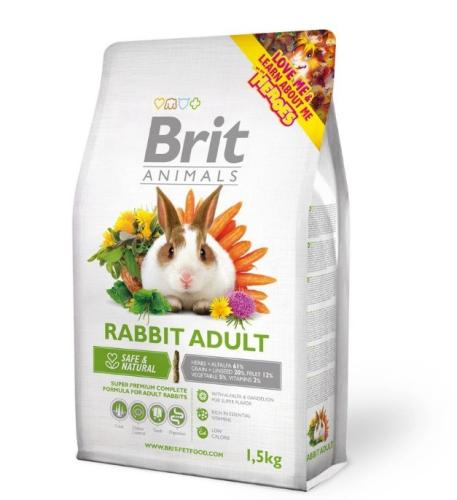 Brit Animals Królik Dorosły - 1,5 kg
