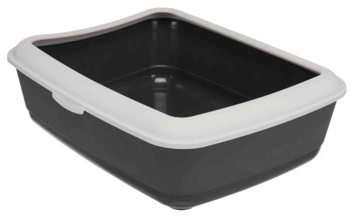 Trixie WC Classic z obręczą 37x15x47 cm - Ciemnoszary/biały