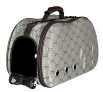 Etui Trixie Sissy Beżowo-brązowe z Kostką - 20x31x50cm
