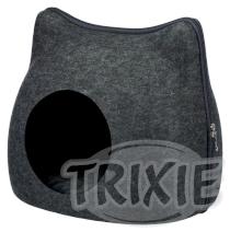 Filc z kukułką Trixie w kolorze ciemnoszarym - 38x35x37cm
