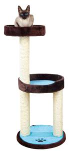 Drapak Trixie Lugo, dwupoziomowy niebiesko-brązowy - 103cm
